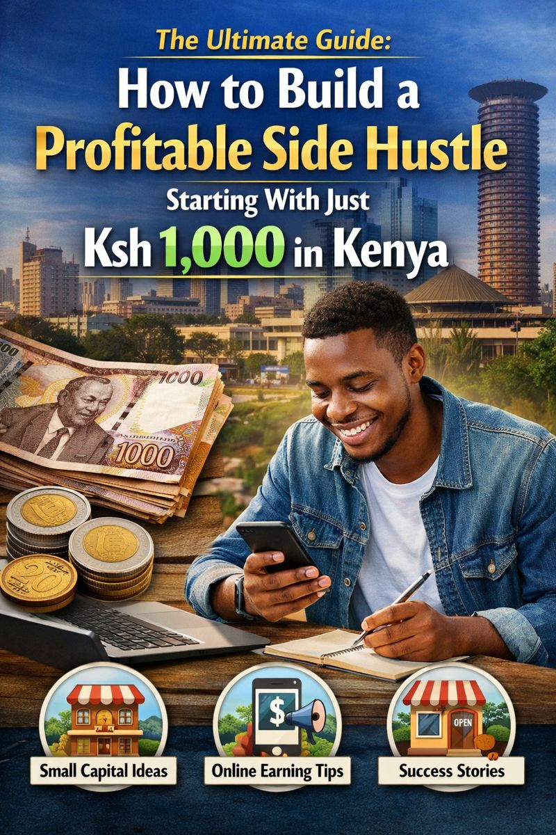 The Ultimate Guide: How to Build a Profitable Side Hustle Starting With Just Ksh 1,000 in Kenya